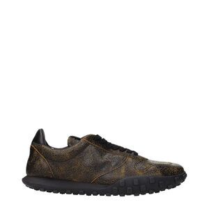 Jil Sander Black Leather Men's Sneakers